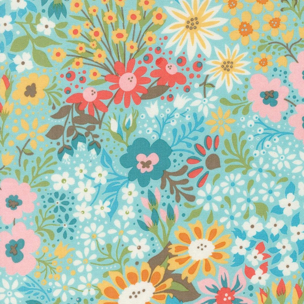 Sunday Brunch Mint Tea Dutch Baby Florals by BasicGrey for Moda Fabrics - 30750 14