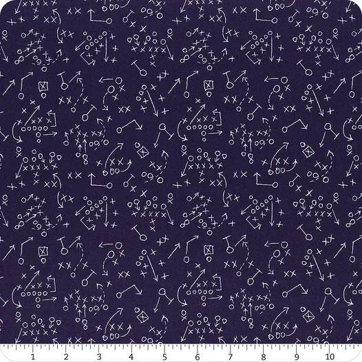 Fall Is For Football Play Board Navy by Camelot Fabrics - 49230702-02