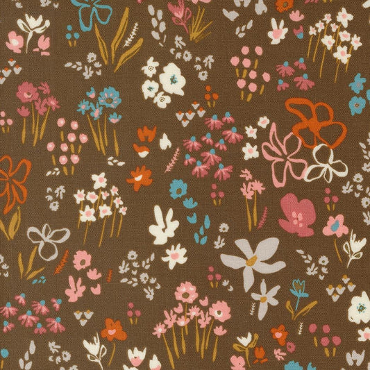 Things Above Scattered Seeds Florals Cocoa by Fancy That Design House for Moda Fabrics - 45612 13