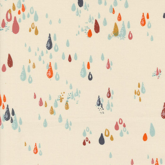 Things Above Drops Blenders Raindrops Eggshell by Fancy That Design House for Moda Fabrics - 45617 11