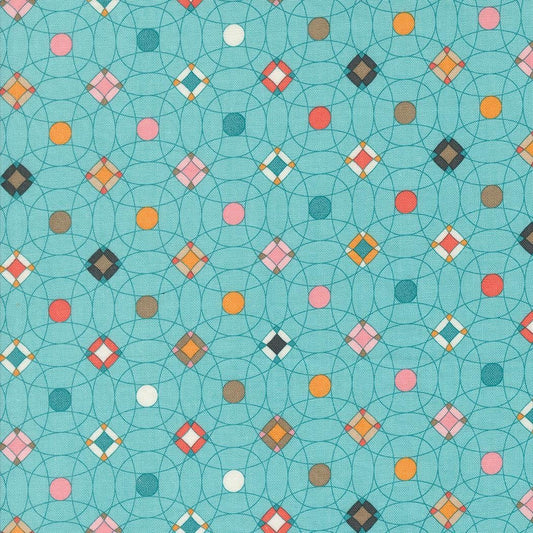 Sunday Brunch Mint Tea Scrambler Geometrics Dot by BasicGrey for Moda Fabrics - 30753 13