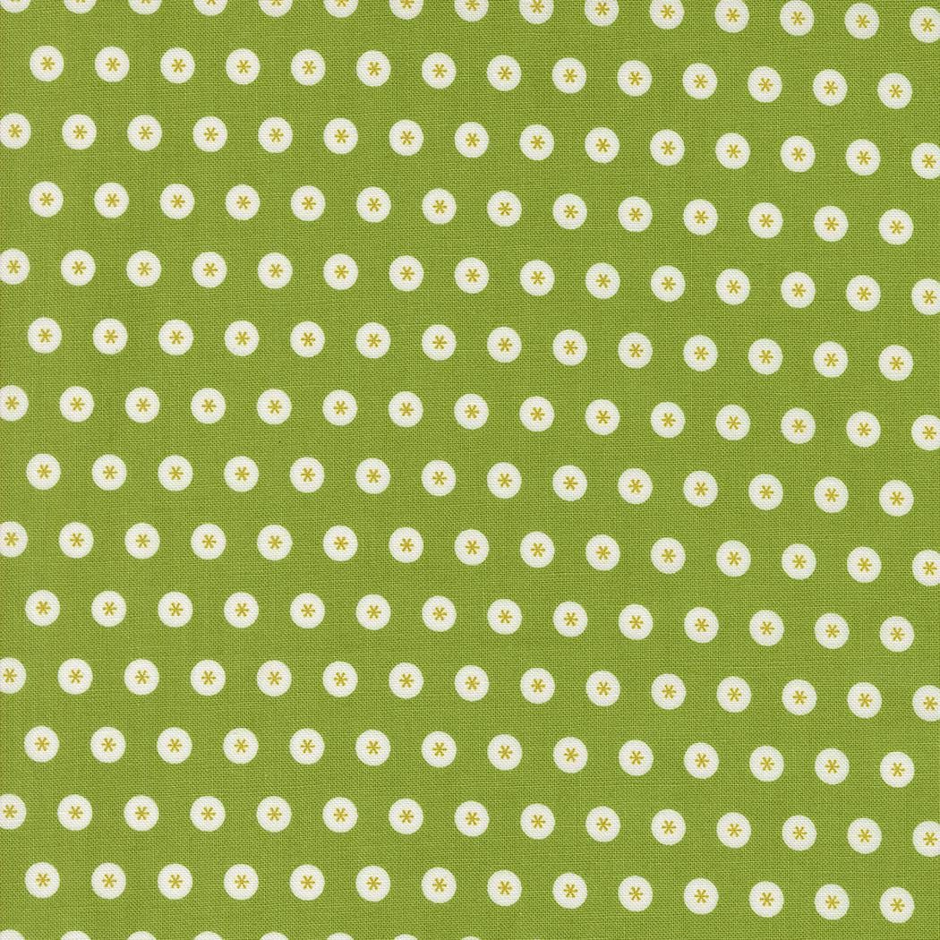 Raspberry Summer Fresh Grass Dots Dots by Sherri & Chelsi for Moda Fabrics - 37692 18