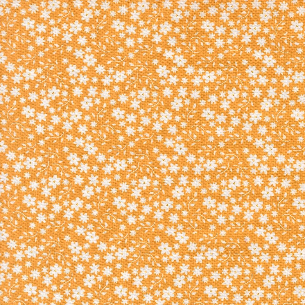 Raspberry Summer Apricot Blossom Small Floral by Sherri & Chelsi for Moda Fabrics - 37693 14