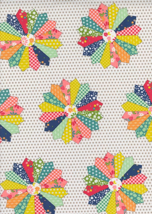 Raspberry Summer Multi by Sherri & Chelsi for Moda Fabrics - 37698 11