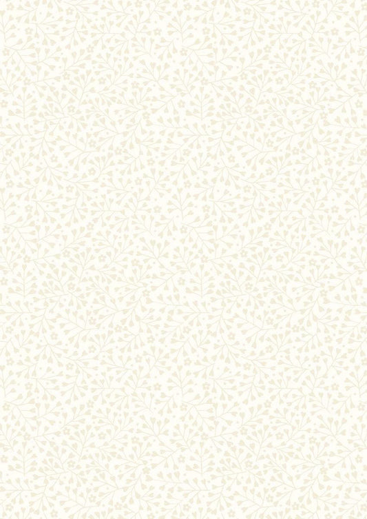 Tiny Tonals Tiny Floral Hearts Cream on Cream by Lewis & Irene - TT20-2