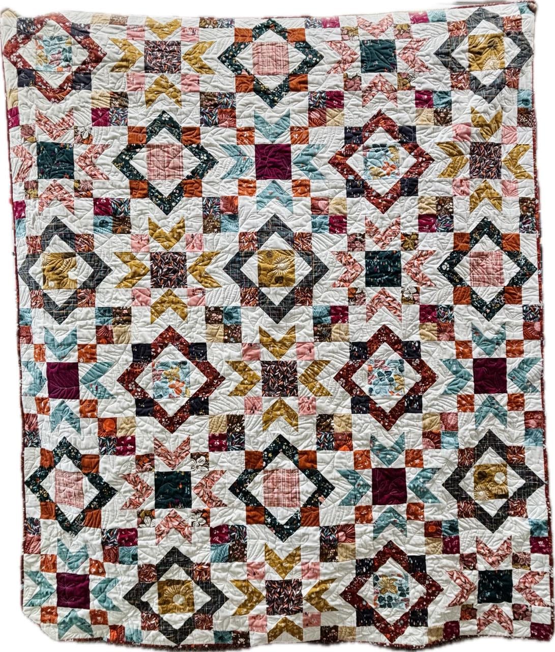 Phoebe Quilt Kit in Things Above fabric by Fancy That Design House for Moda Fabrics - quilt kit with pattern