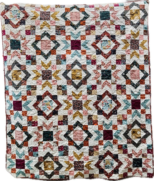 Phoebe Quilt Kit in Things Above fabric by Fancy That Design House for Moda Fabrics - quilt kit with pattern