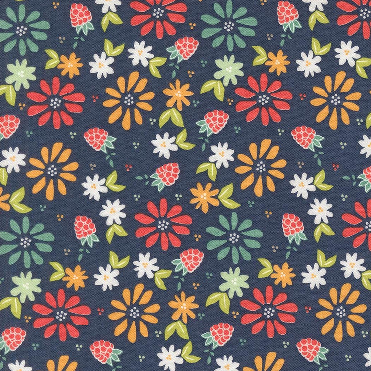 Raspberry Summer Blueberry Spring Berries Florals by Sherri & Chelsi for Moda Fabrics - 37690 20