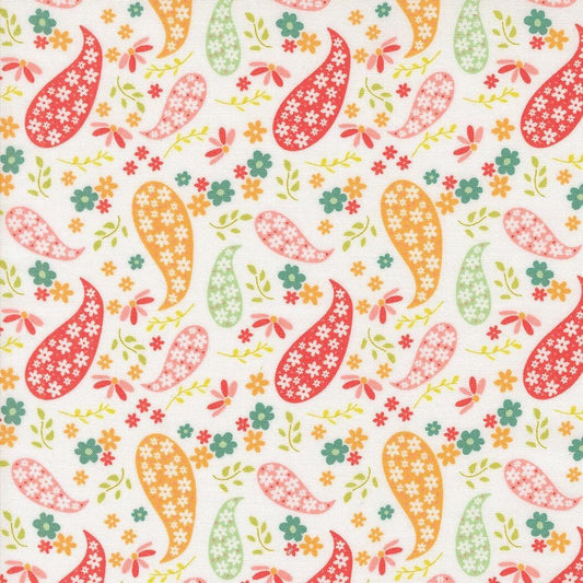 Raspberry Summer Cloud Paisley Paisley by Sherri & Chelsi for Moda Fabrics - 37691 11