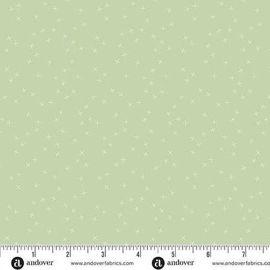Crisscross Moss by Andover Fabrics - A-1345-LE
