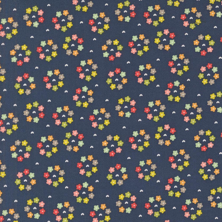 Raspberry Summer Blueberry Rosy Small Floral by Sherri & Chelsi for Moda Fabrics - 37695 20