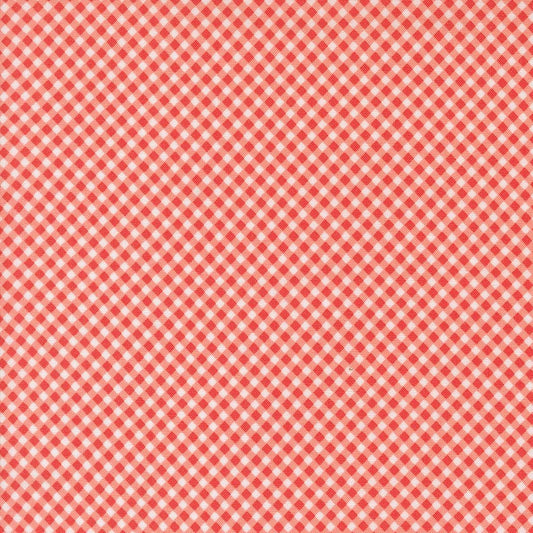 Raspberry Summer Carnation Gingham Checks and Plaids by Sherri & Chelsi for Moda Fabrics - 37697 12