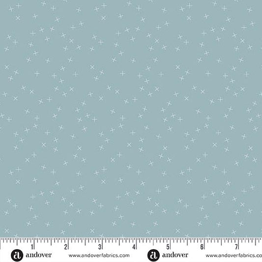 Crisscross Robin's Egg by Andover Fabrics - A-1345-B