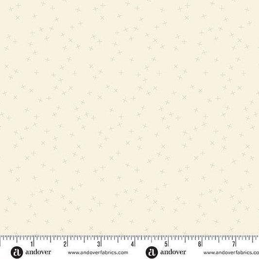 Crisscross Eggshell by Andover Fabrics - A-1345-L