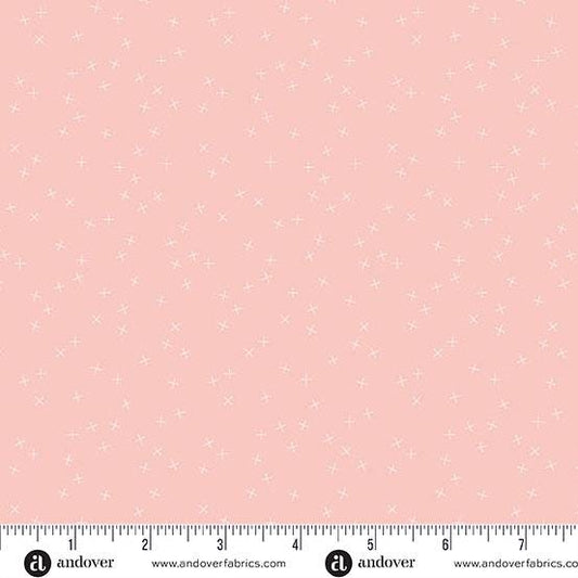 Crisscross Cherry Blossom by Andover Fabrics - A-1345-LR