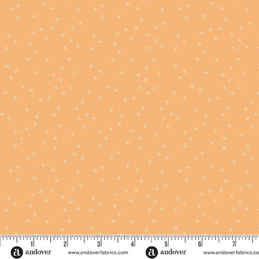 Crisscross Creamsicle by Andover Fabrics - A-1345-O