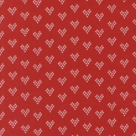 Threads Red Love Novelty Hearts by Sweetwater for Moda Fabrics - 55687 23