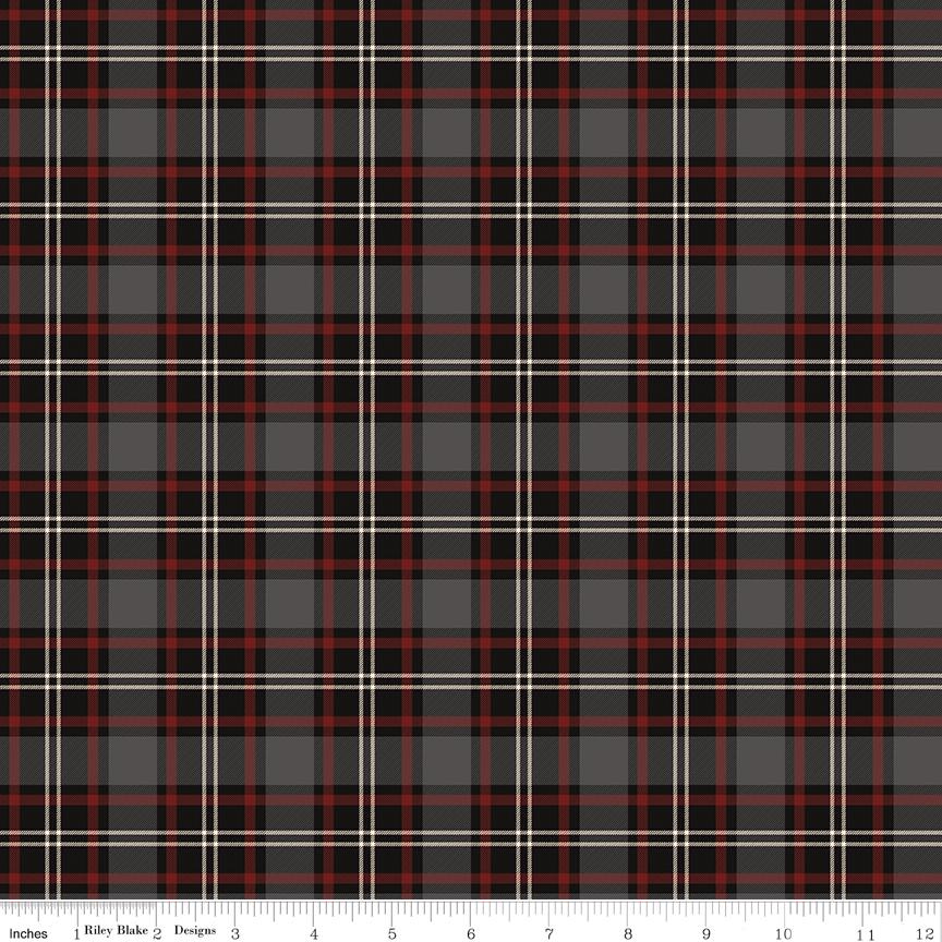 Pine Grove Plaid Black by Riley Blake Designs - C15935-BLACK