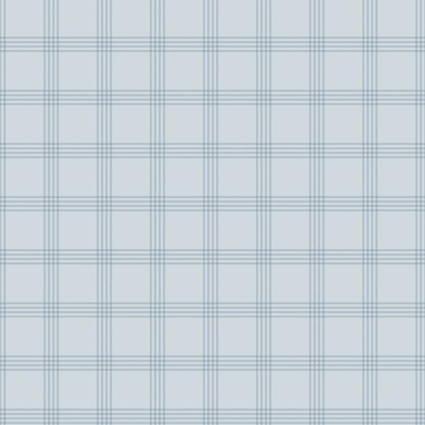 Till the Cows Come Home Plaid Blue Flannel by The RBD Designers for Riley Blake Design - F16112-BLUE