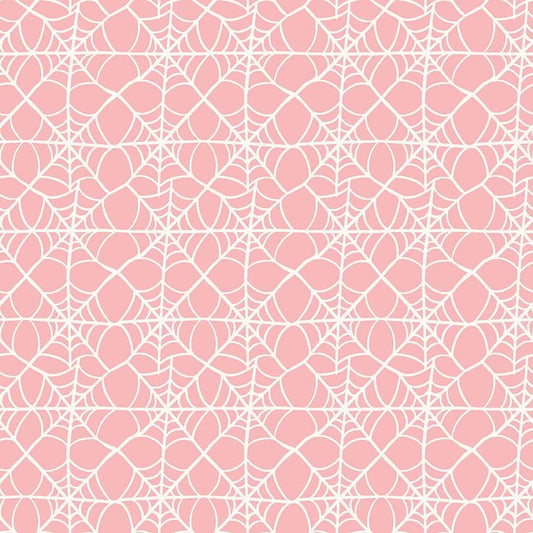 Hey Pumpkin Webs Pink by My Mind's Eye for Riley Blake Designs - C16033-PINK