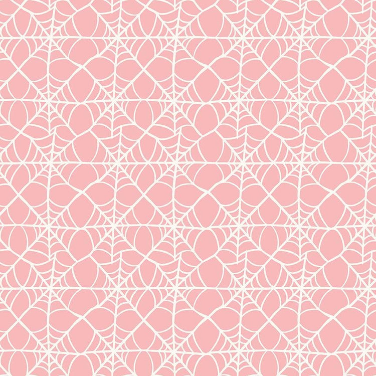 Hey Pumpkin Webs Pink by My Mind's Eye for Riley Blake Designs - C16033-PINK