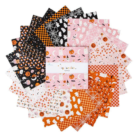 Hey Pumpkin 10" Stacker by My Mind's Eye for Riley Blake Deisgn Fabrics - 10-16030-42 - 42 pieces