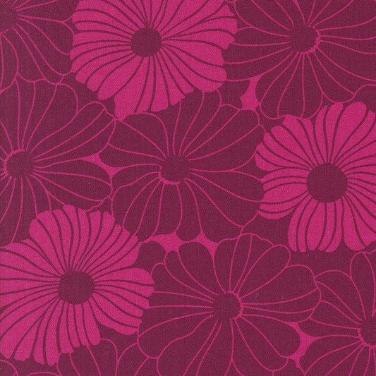 Color Crush Bloom Florals Magenta by V and Co. Vanessa Christenson for Moda Fabrics - 10880 22