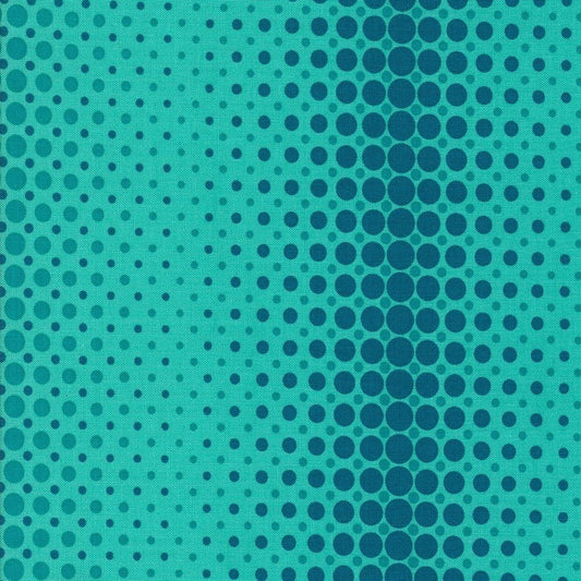 Color Crush Vibes Dots and Stripes Aqua by V and Co. Vanessa Christenson for Moda Fabrics - 10885 17