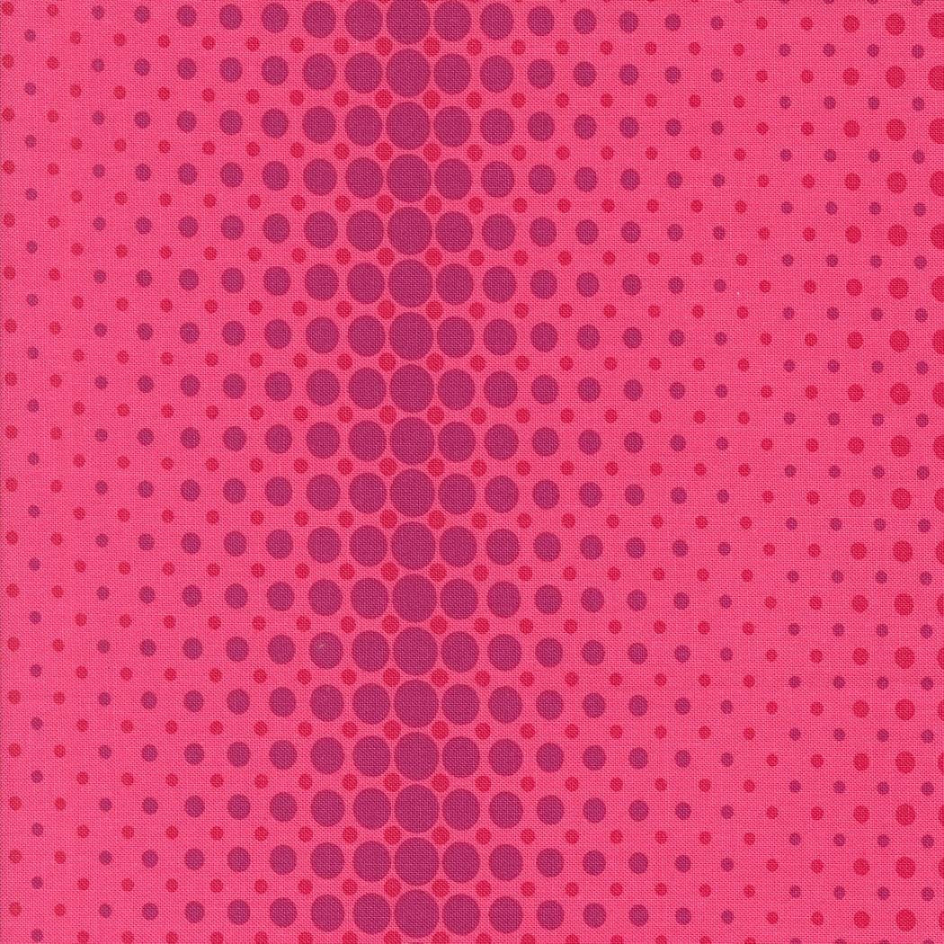 Color Crush Vibes Dots and Stripes Popsicle Pink by V and Co. Vanessa Christenson for Moda Fabrics - 10885 24