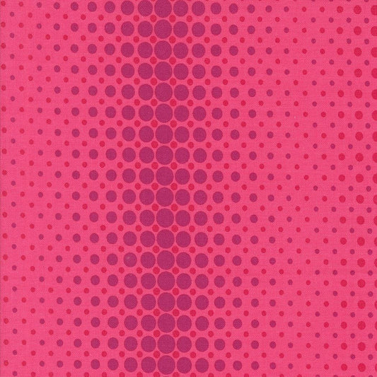 Color Crush Vibes Dots and Stripes Popsicle Pink by V and Co. Vanessa Christenson for Moda Fabrics - 10885 24