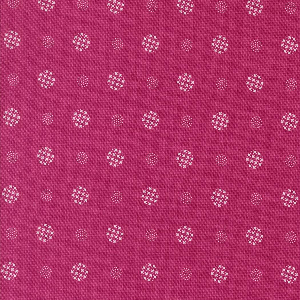 Color Crush Mod Dot Dots Magenta by V and Co. Vanessa Christenson for Moda Fabrics - 10886 42