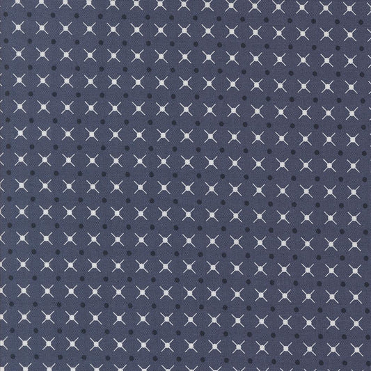 Color Crush X and O Blenders Dot Indigo by V and Co. Vanessa Christenson for Moda Fabrics - 10887 14