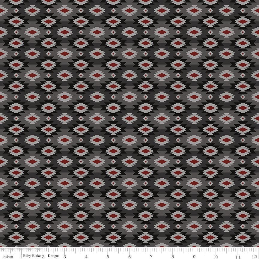 Pine Grove Geometric Gray by Riley Blake Designs - C15936-GRAY