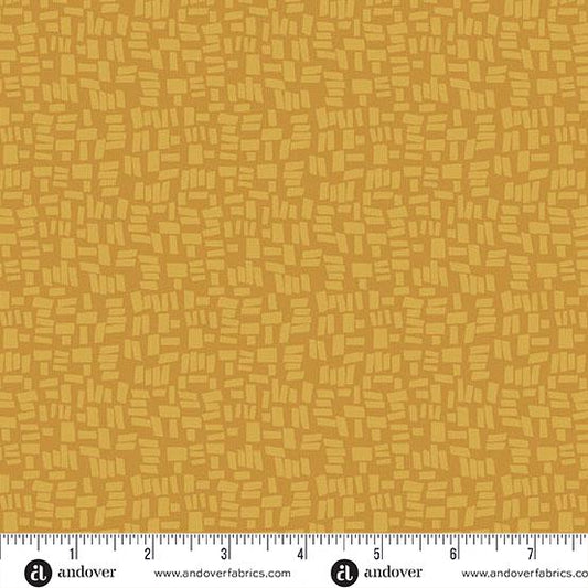 Conway Cottage Golden Cobblestone by Karen Lewis Textiles for Andover Fabrics - A-1421-Y