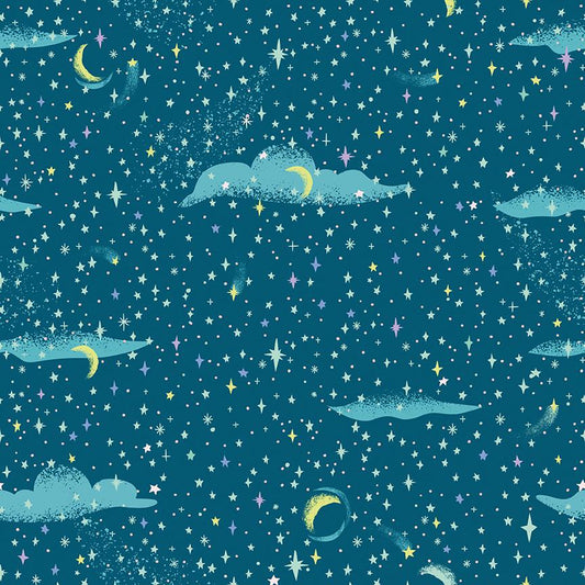 Forever Neverland Pixie Dust Night by Jill Howarth for Riley Blake Designs - C15905-NIGHT