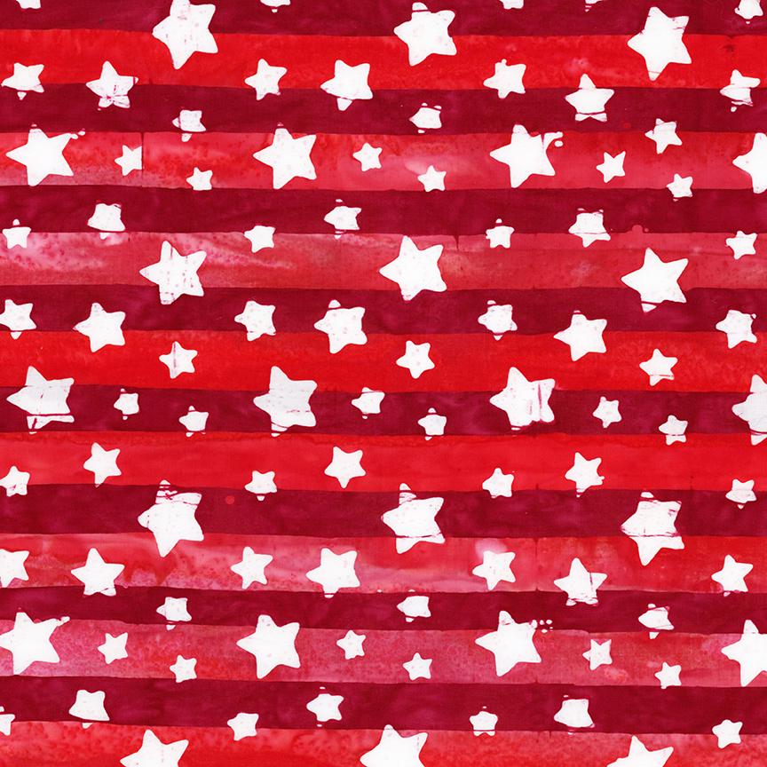 Let Freedom Reign Expressions Batiks Let Freedom Reign Red Candy Riot for Riley Blake Designs - BT23191-224