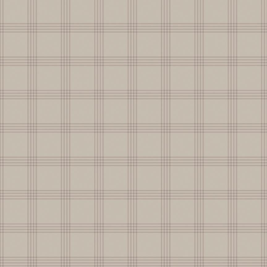 Till the Cows Come Home Plaid Taupe Flannel by The RBD Designers for Riley Blake Design - F16112-TAUPE