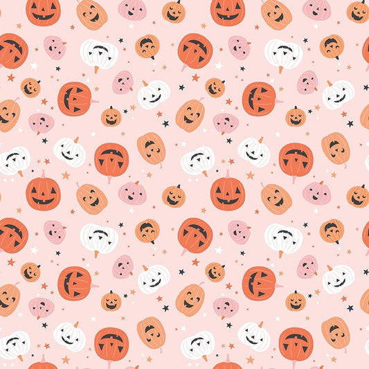 Hey Pumpkin Pumpkins Blush by My Mind's Eye for Riley Blake Designs - C16031-BLUSH