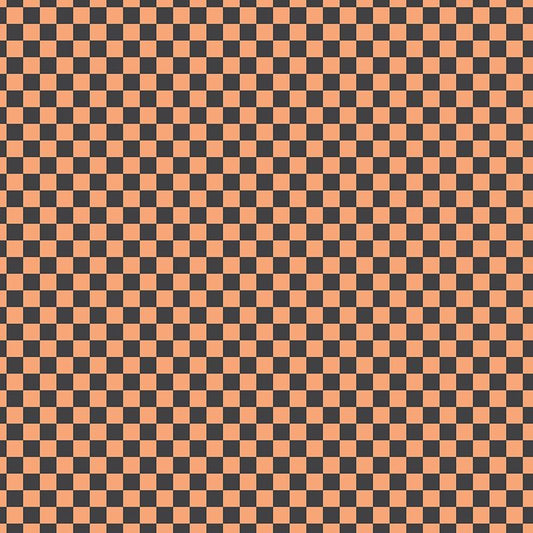 Hey Pumpkin Checks Charcoal by My Mind's Eye for Riley Blake Designs - C16036-CHARCOAL