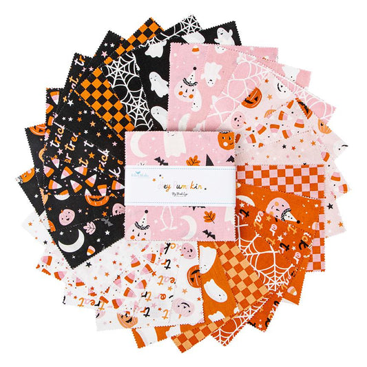 Hey Pumpkin 5" Stacker by My Mind's Eye for Riley Blake Design Fabrics - 5-16030-42