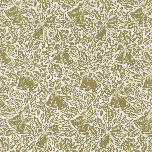 Berry And Pine Bell Song Blenders Bells Christmas Sage by Lella Boutique for Moda Fabrics - 5242 22