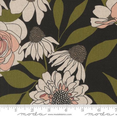 Botany Mochi Linen Ink (Canvas) by Alli K Design for Moda Fabrics - 11550 12L
