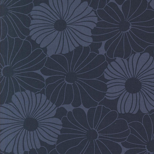 Color Crush Bloom Florals Indigo by V and Co. Vanessa Christenson for Moda Fabrics - 10880 14