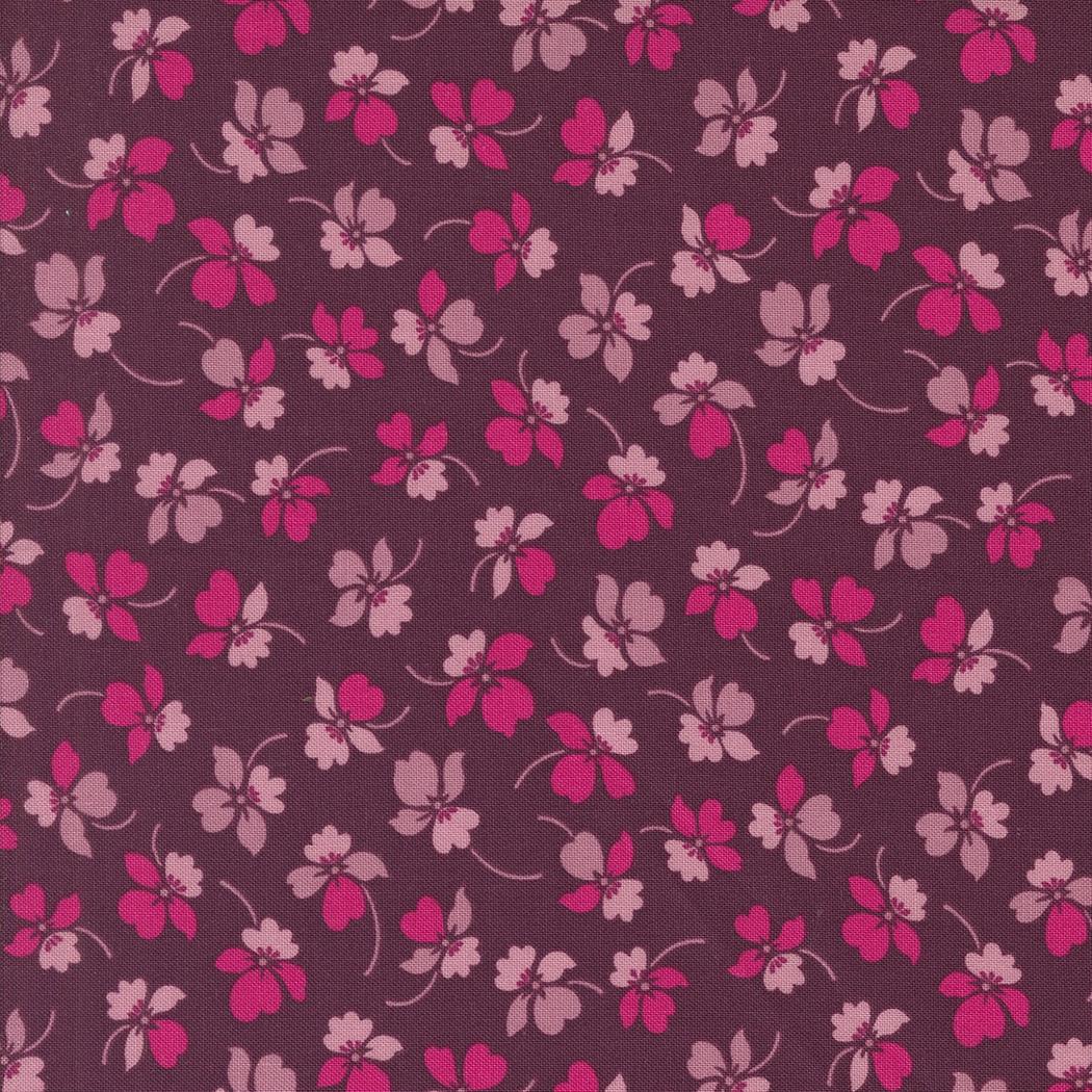 Color Crush Flourish Florals Plum by V and Co. Vanessa Christenson for Moda Fabrics - 10882 20