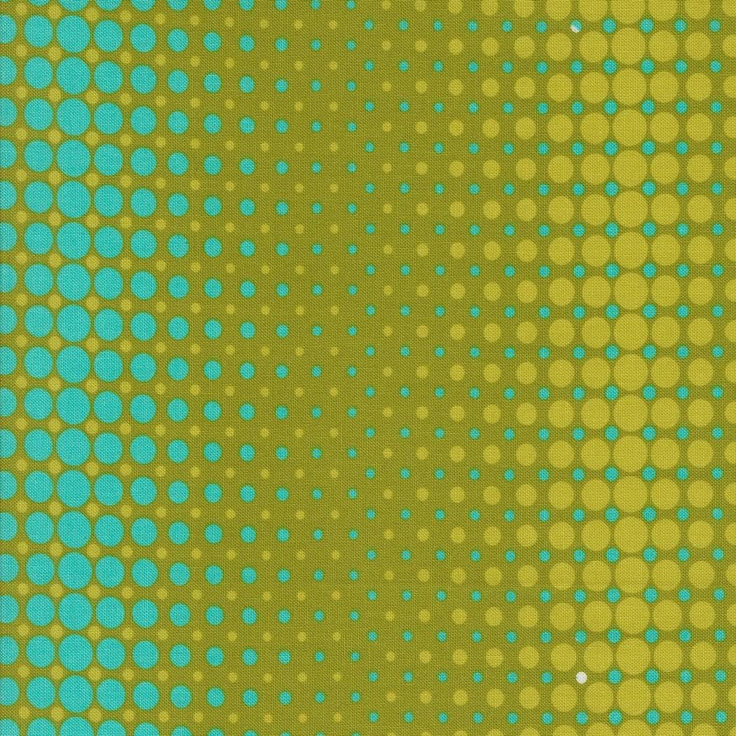 Color Crush Vibes Dots and Stripes Zest by V and Co. Vanessa Christenson for Moda Fabrics - 10885 18