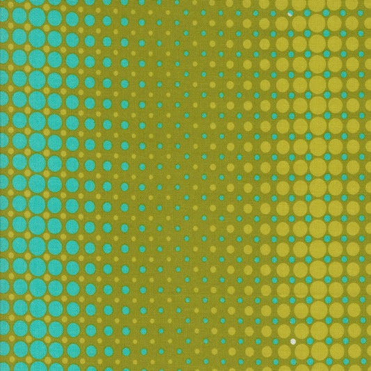 Color Crush Vibes Dots and Stripes Zest by V and Co. Vanessa Christenson for Moda Fabrics - 10885 18