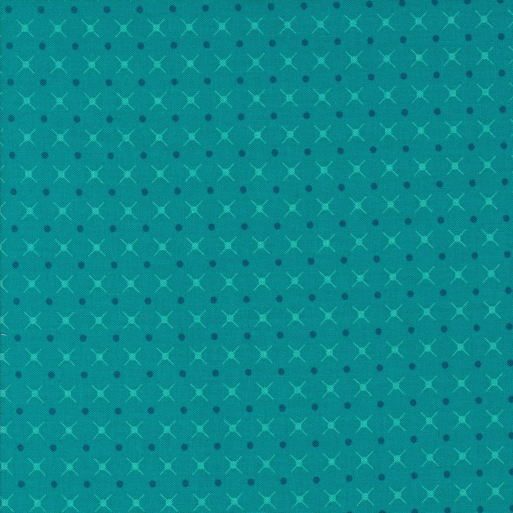 Color Crush X and O Blenders Dot Turquoise by V and Co. Vanessa Christenson for Moda Fabrics - 10887 16
