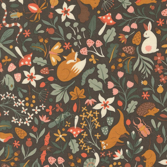 Acorn Hollow Soil Flora and Fauna Novelty Bugs Animals Flowers by BasicGrey for Moda Fabrics - 30760 12