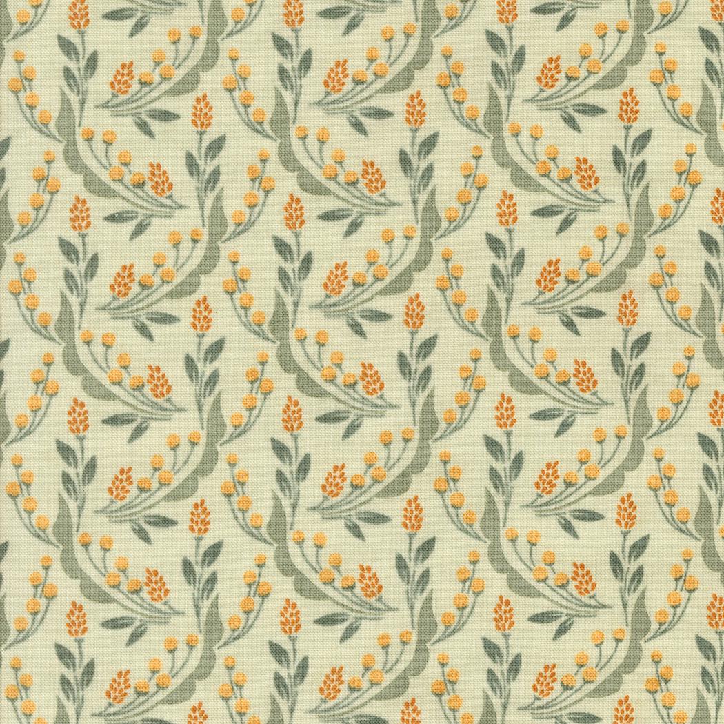 Acorn Hollow Mist Harvest Florals Wheat by BasicGrey for Moda Fabrics - 30763 20
