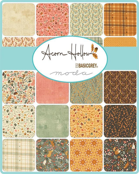 Acorn Hollow Fat Quarter Bundle by BasicGrey for Moda Fabrics - 30760AB - 38 pieces